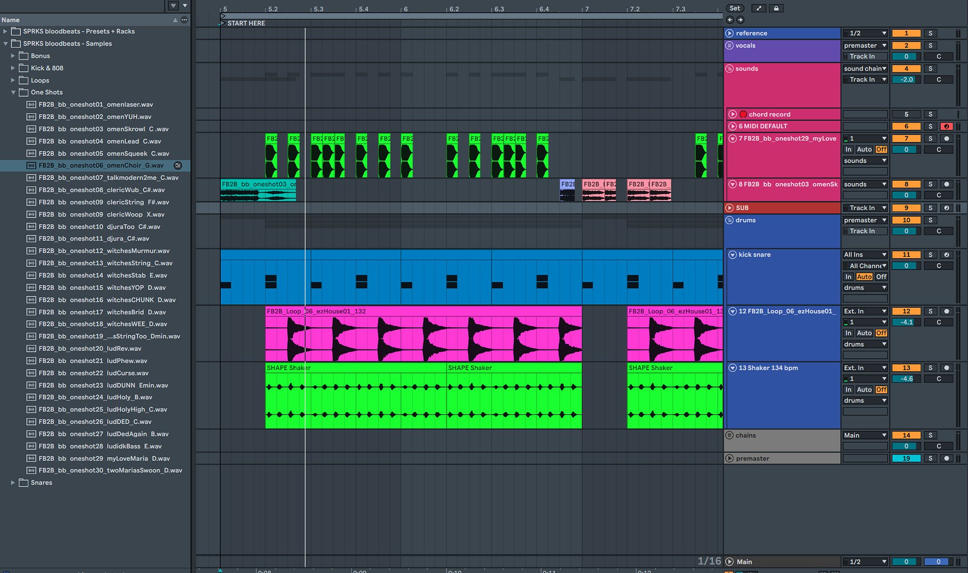 SPRKS vol. 1 - "bloodbeats" Sample pack & Presets product image (2)