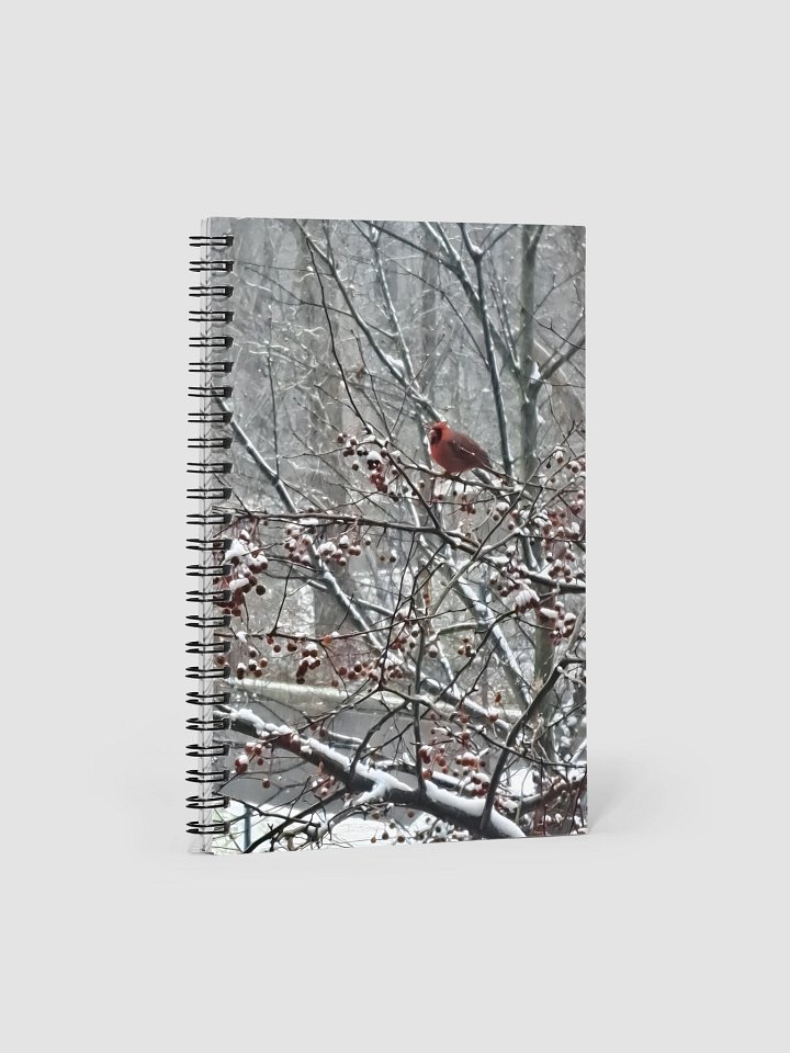Frosty Cardinal Notebook product image (1)