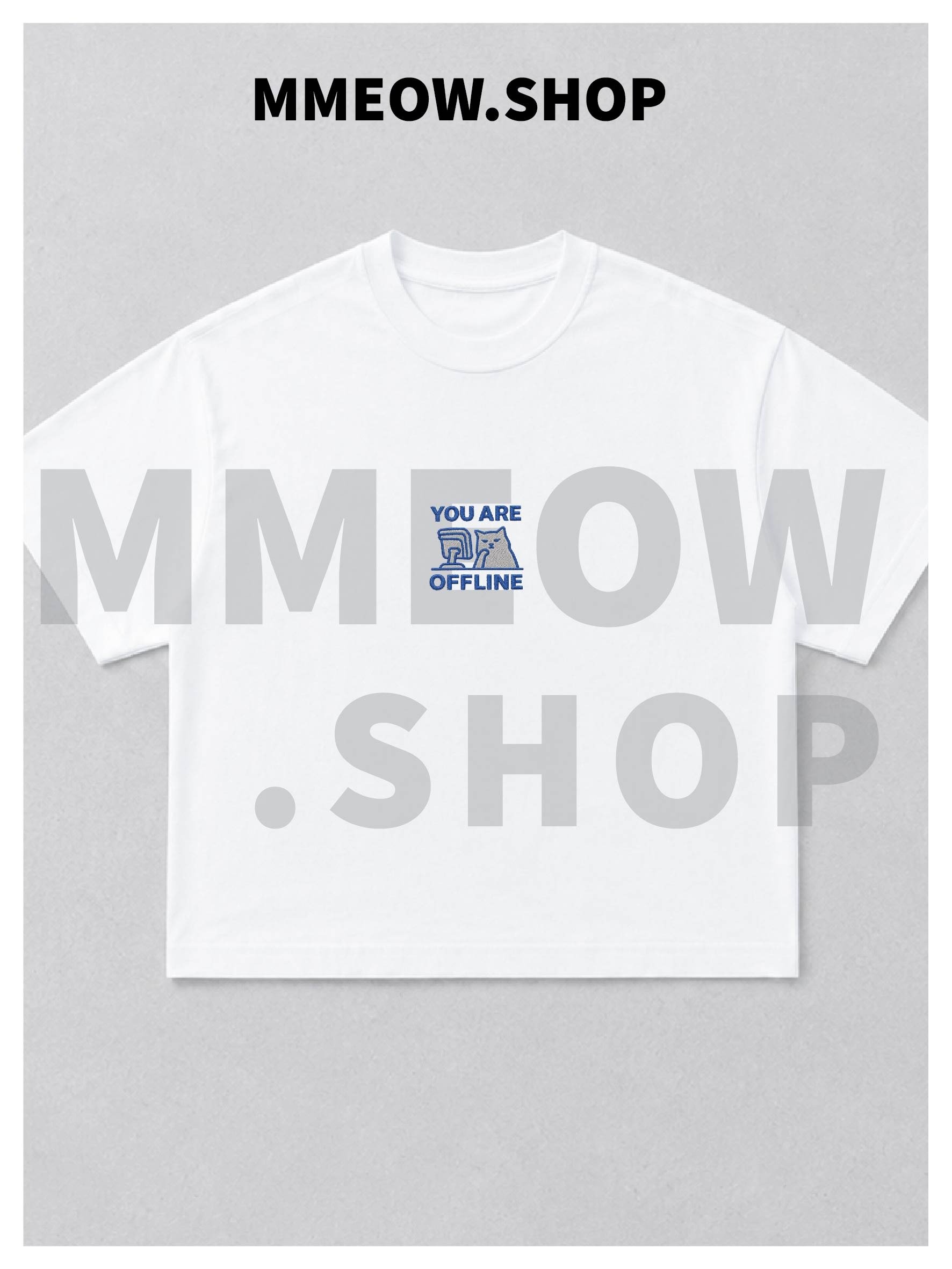 YOU ARE OFFLINE BOXY T - Shirt product image (6)