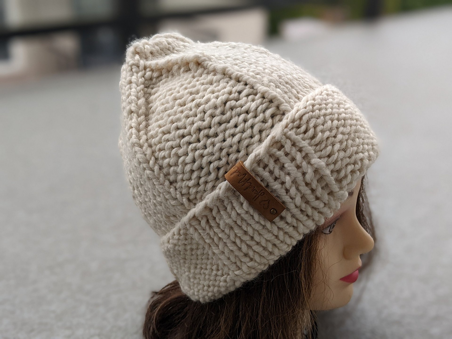 Knit Wool Ease Thick & Quick Hat Pattern product image (5)