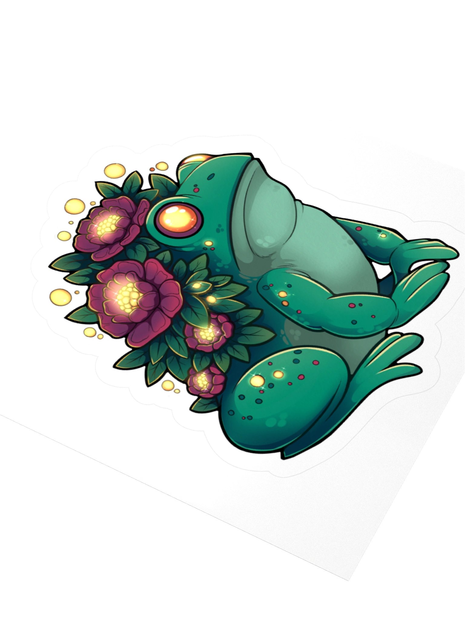 Blooming Frog Stickers product image (3)