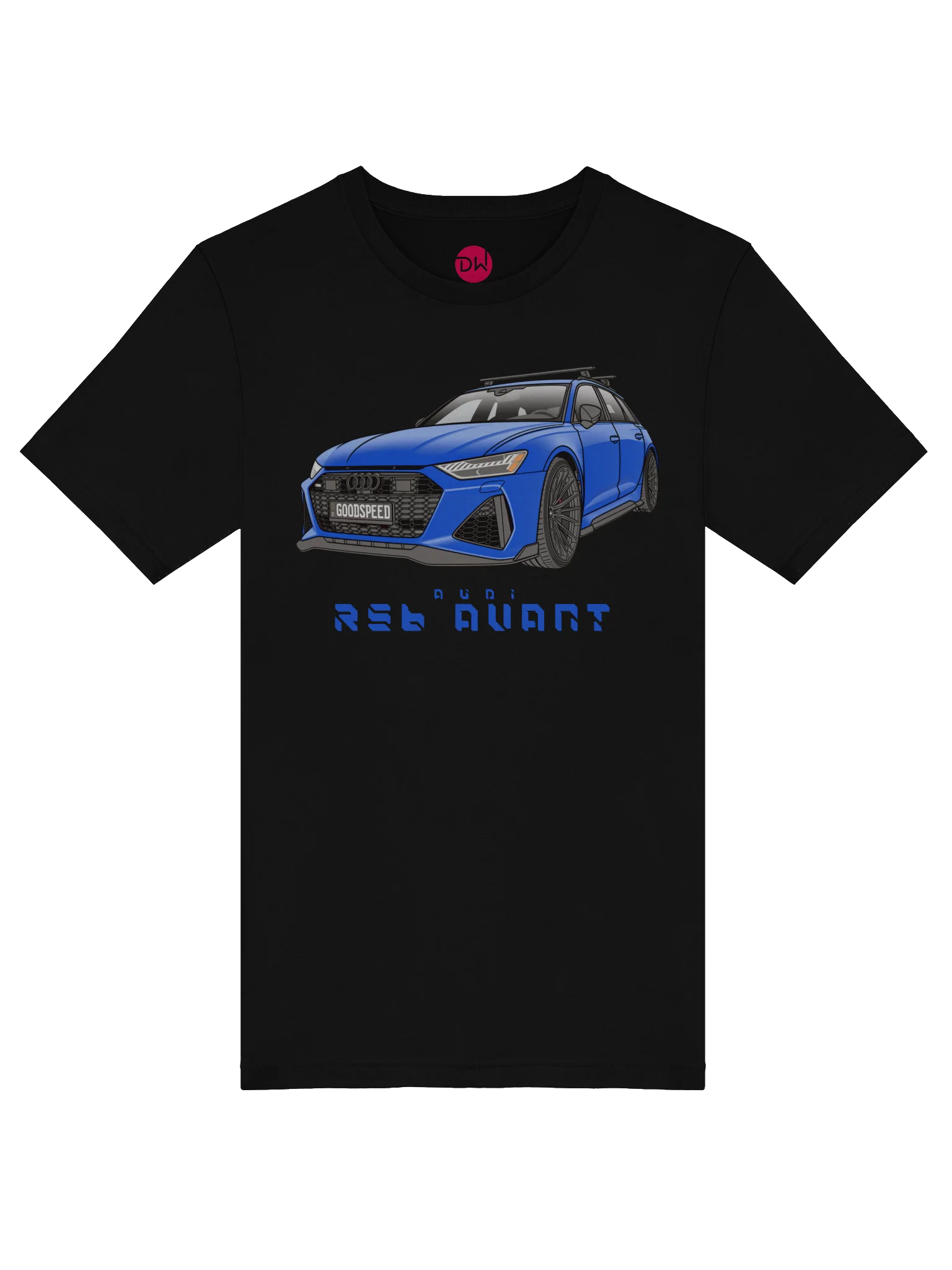 Ultra Blue Audi RS6 Avant Shirt (Retro, Sketch, Silhouette) product image (42)