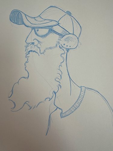 Just a guy and his beard. 🧔‍♂️🧢

#drawings #artistoninstagram  #ᴛʀᴀᴅɪᴛɪᴏɴᴀʟᴀʀᴛ #sketching