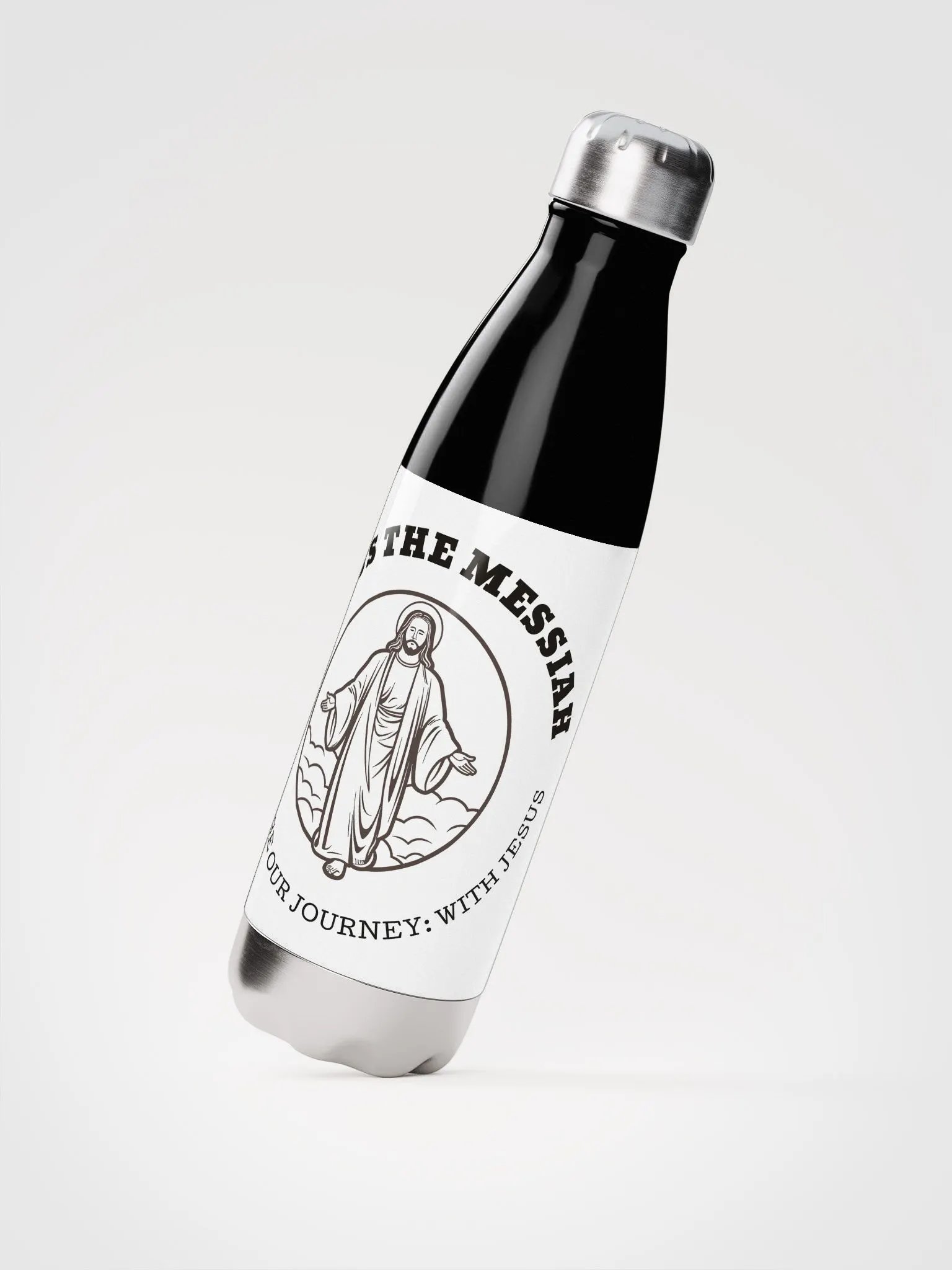 Jesus The Messiah Stainless Steel Water Bottle product image (2)