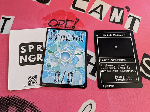 May's release is here, Fractals + the missing Dwarf going out to cardboard tier patrons & the store with a run of reprints in...