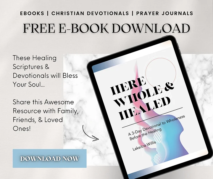 Here, Whole, & Healed: A 3-Day Devotional to Wholeness before the Healing product image (1)