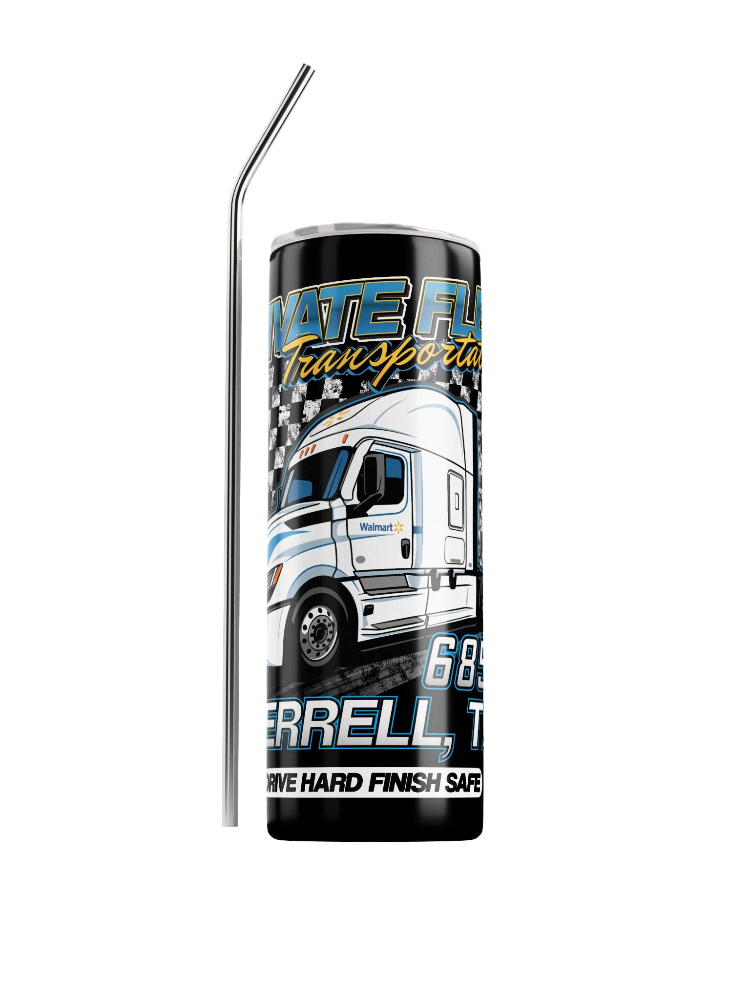 6856 Terrell Private Fleet Racing Tumbler product image (1)