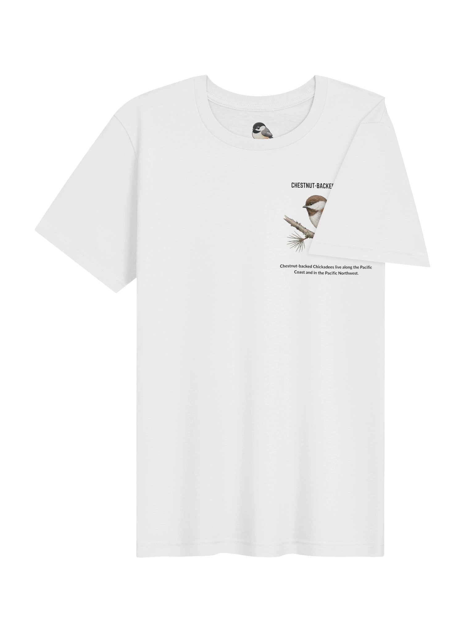 Chestnut-backed Chickadee Tee product image (21)