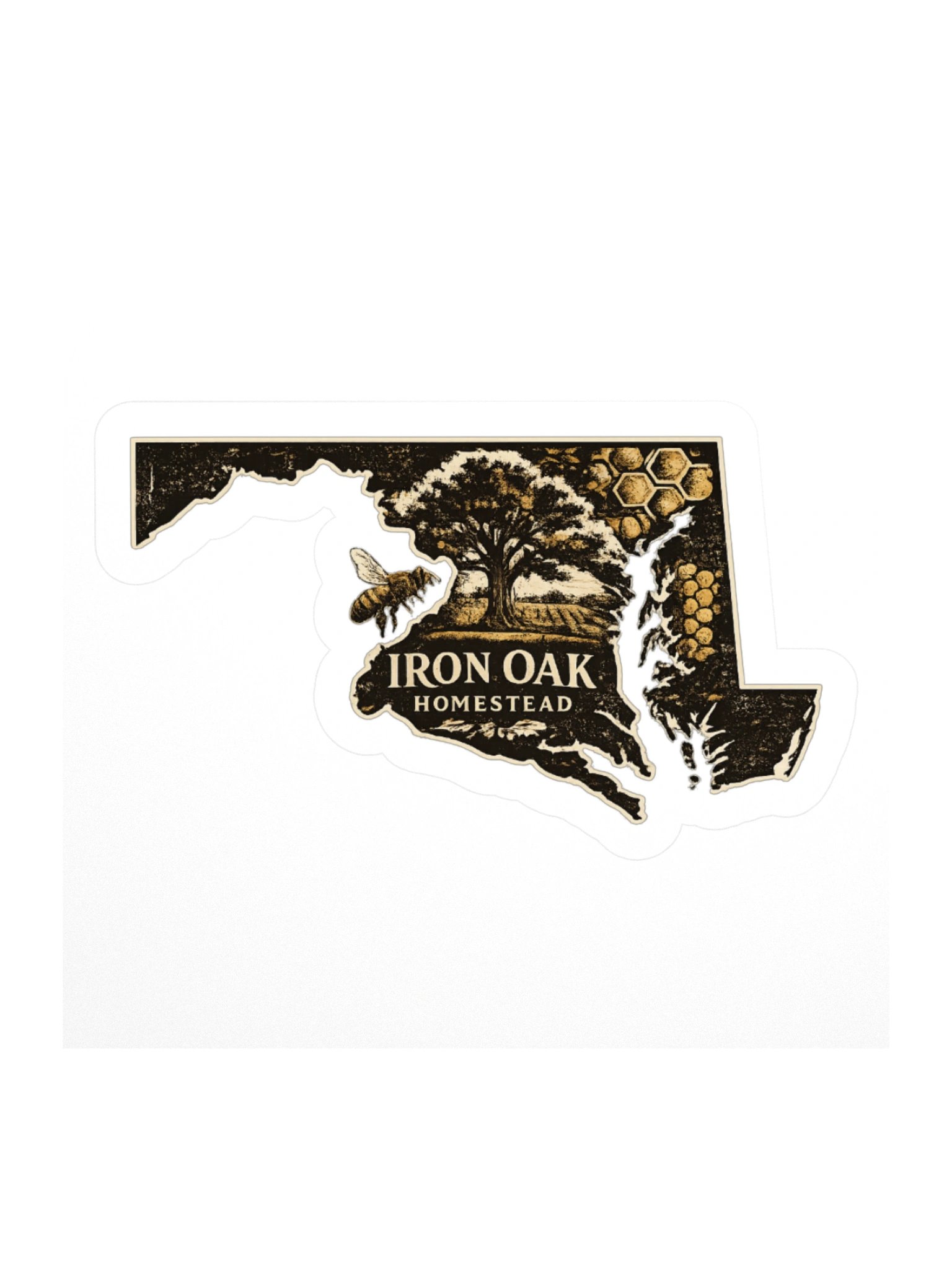Maryland Bee Sticker product image (1)