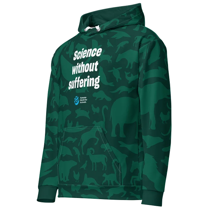 Science without suffering hoodie - Green product image (2)