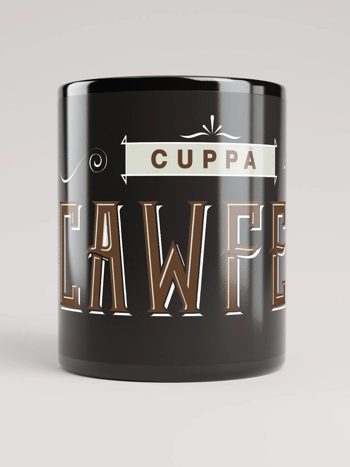 Cuppa Cawfee Black Mug product image (1)