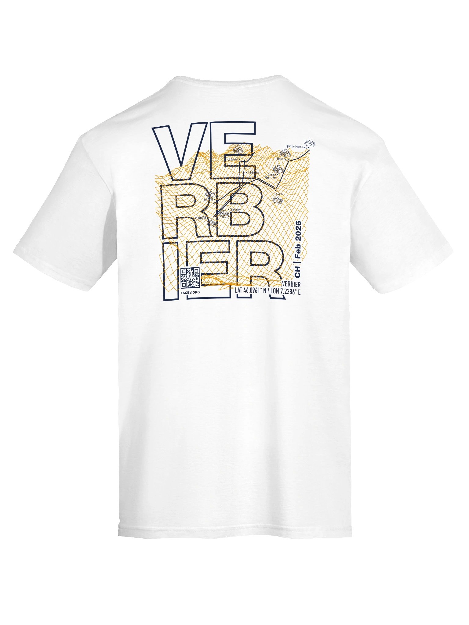 Verbier Coordinates & Resort white (front and back print) product image (9)