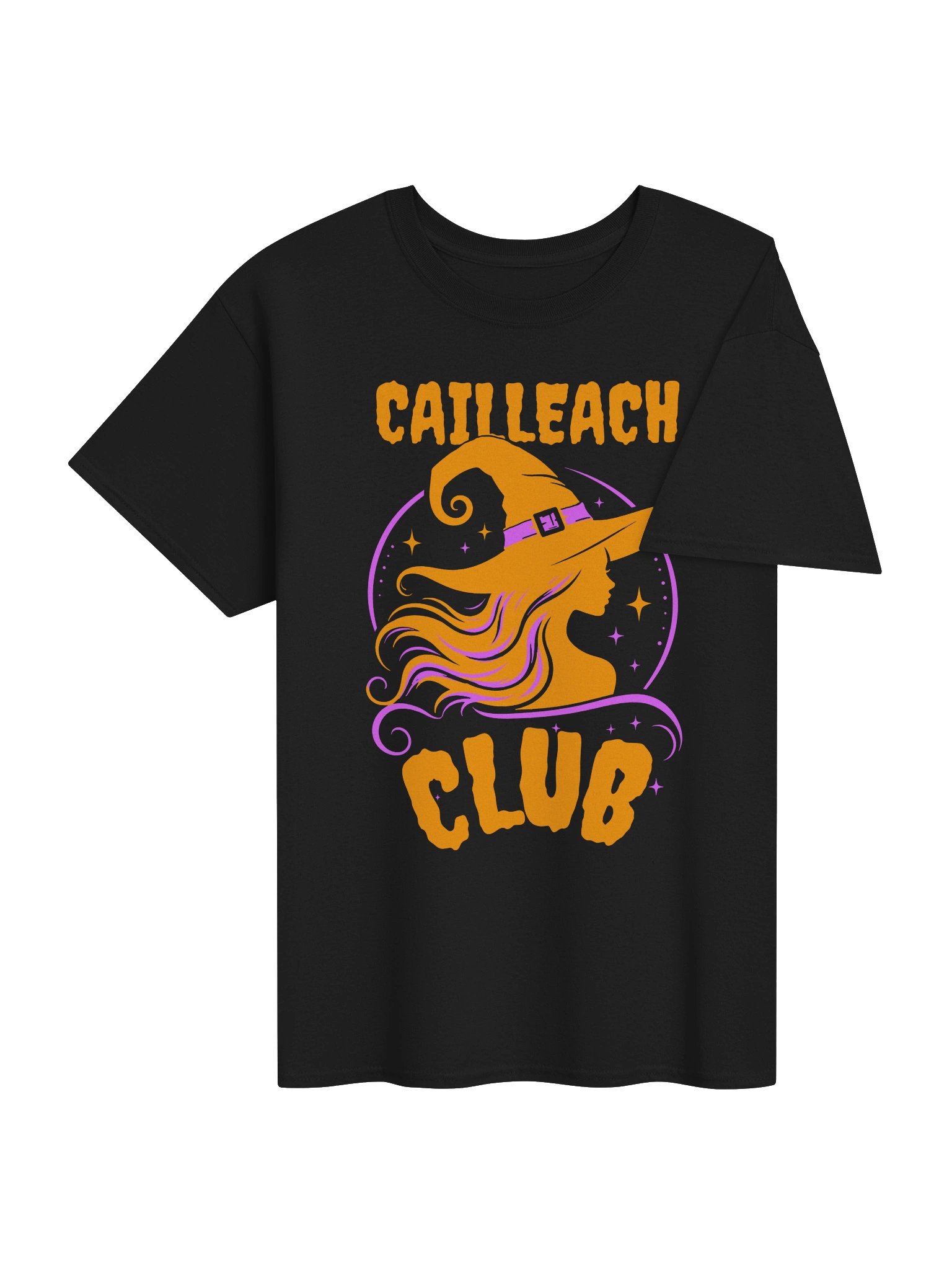 [New 2026]: Cailleach Club 🎃 Halloween Heavyweight T-Shirt in Irish / Gaeilge / Gaelic product image (3)