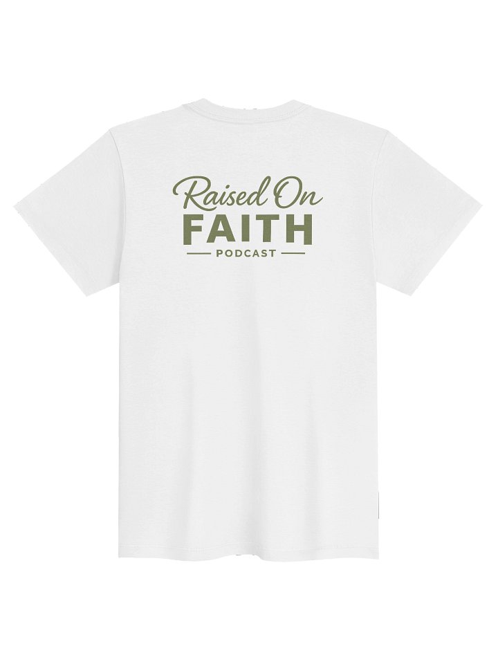 Raised on Faith Women's Tee - White/Green product image (2)
