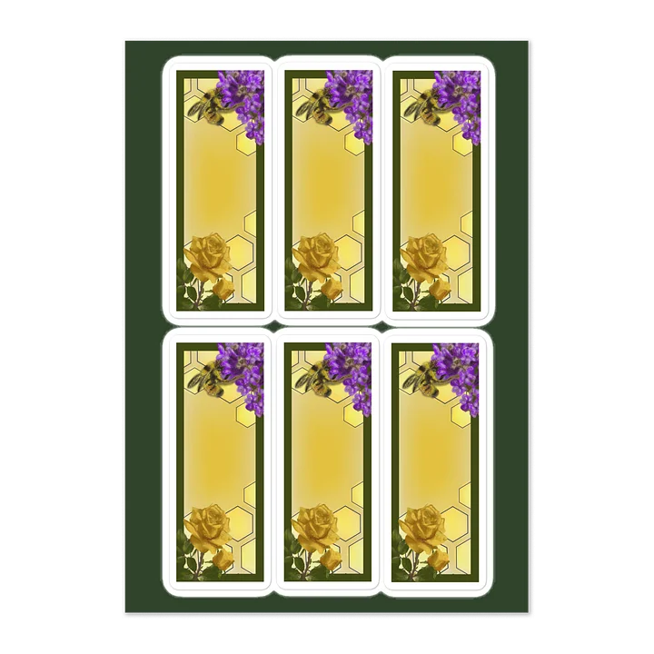 Heliotrope Honeycomb Sticker Sheet product image (1)