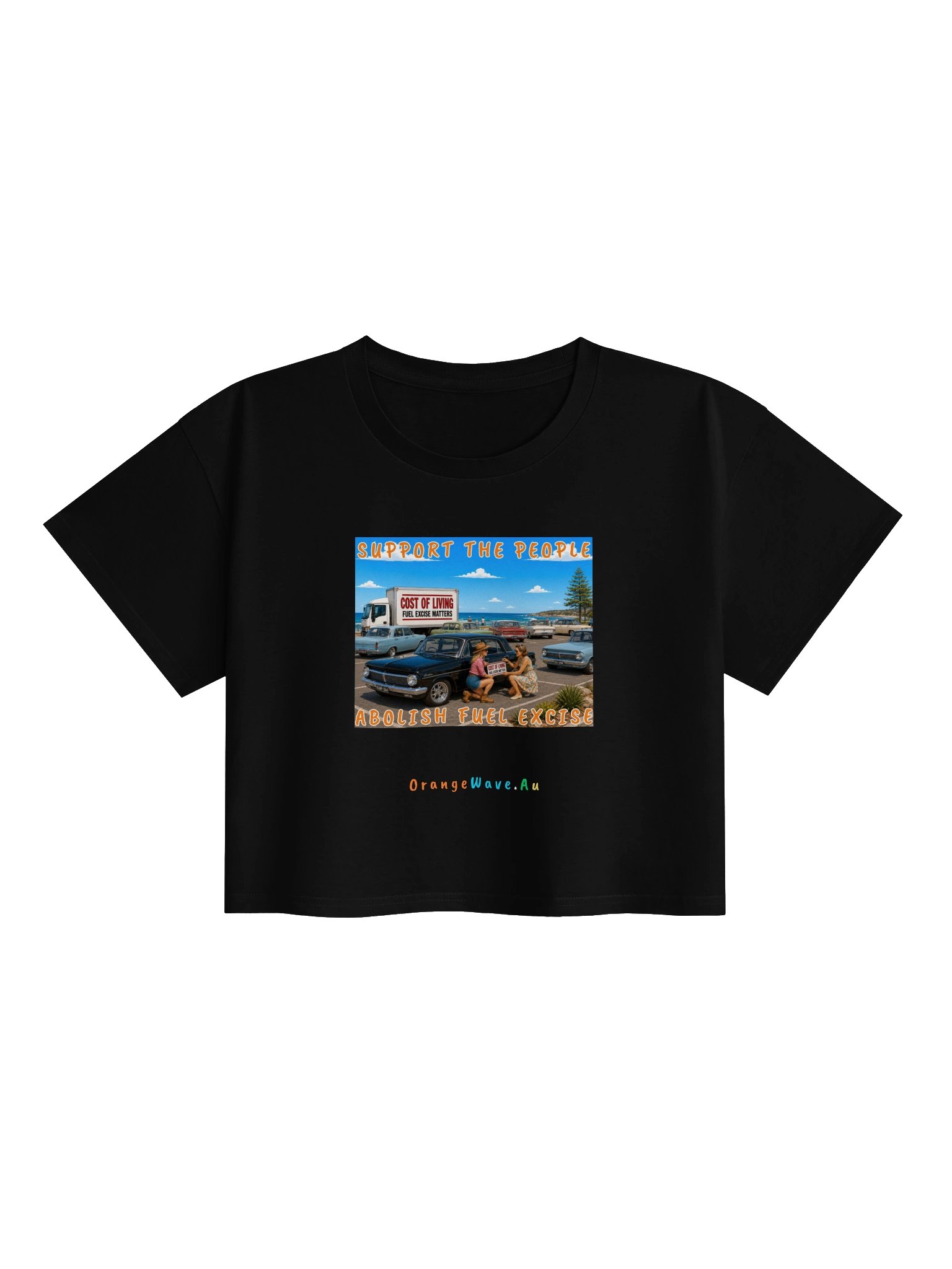 Support the People Crop Top product image (2)