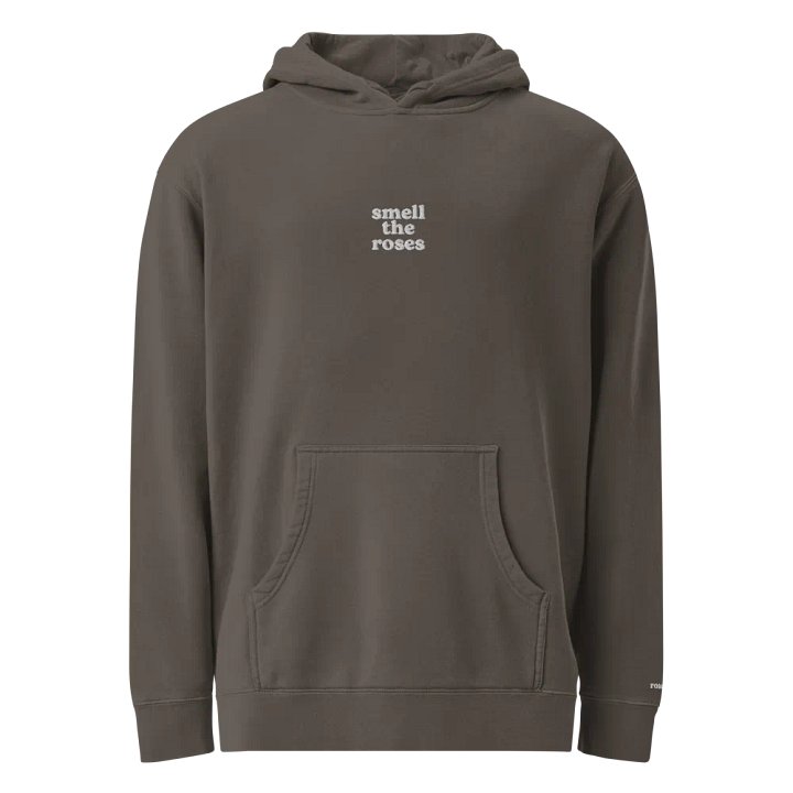 Embroidered Smell the Roses Hoodie product image (1)