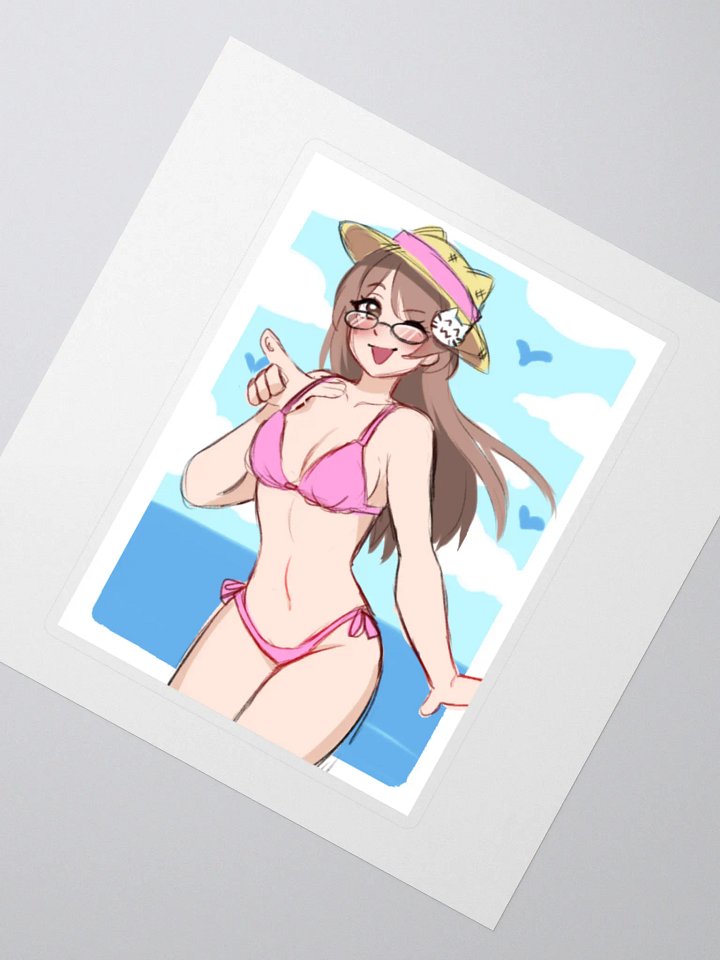 Beach time sticker product image (2)