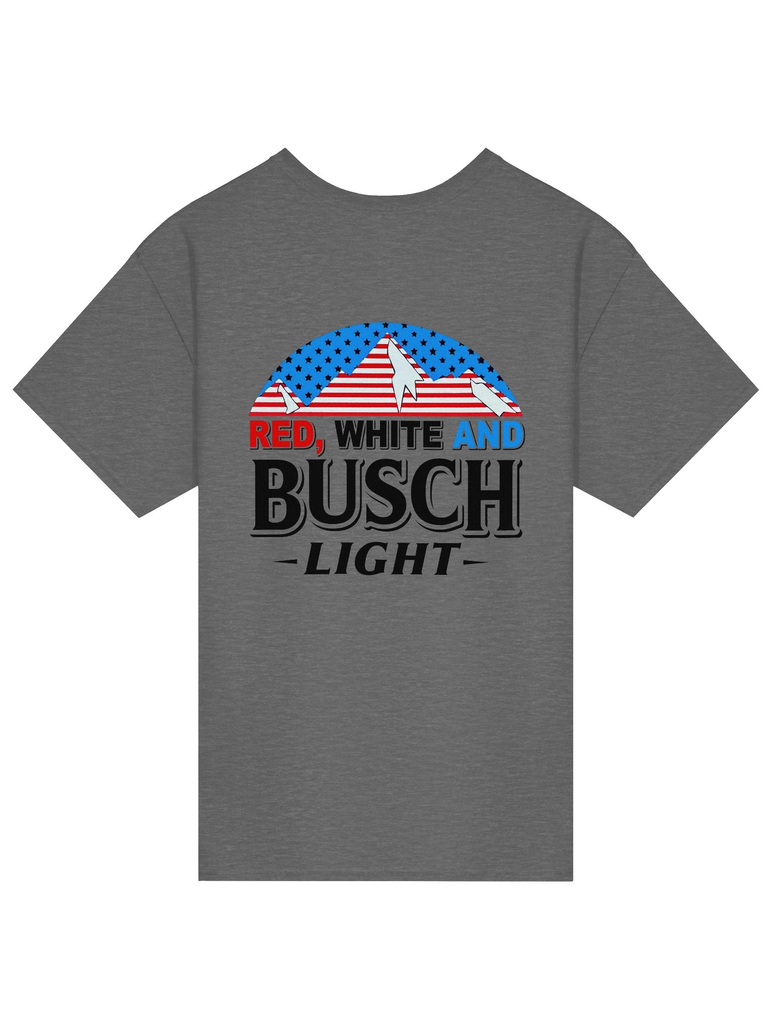 Red, White and Busch — Minimal Patriotic Graphic Tee product image (11)