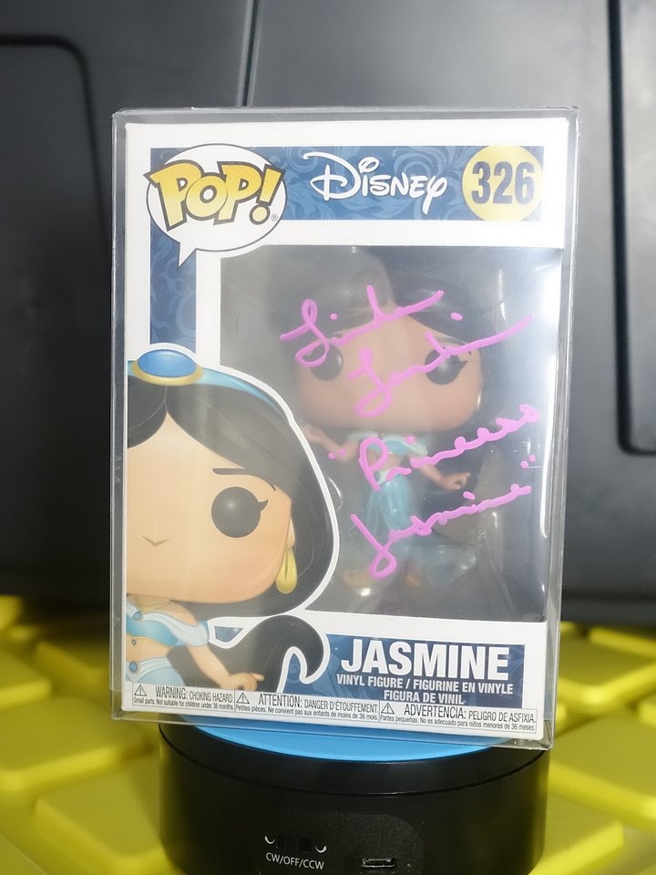 Linda Larkin Signed and Inscribed Princess Jasmine #326 – JSA product image (1)