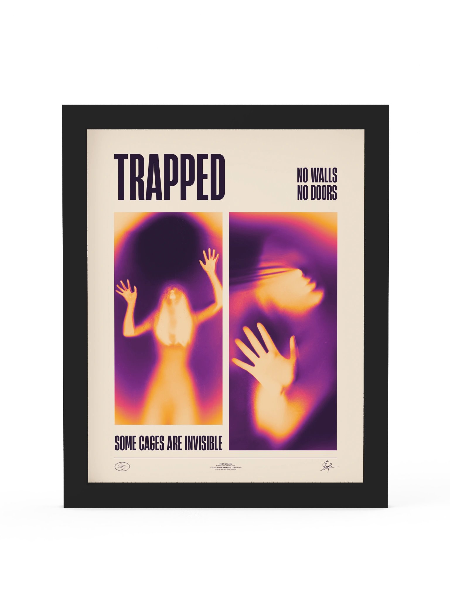 "TRAPPED" Framed Poster product image (12)
