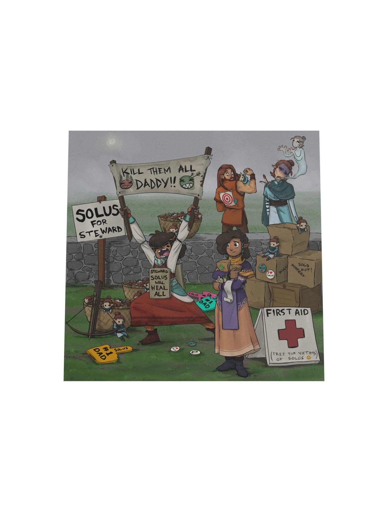 Oaths & Empires Poster - Juno and Wren Celebrate Father's Day product image (4)