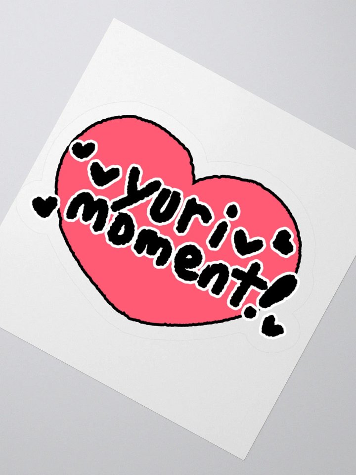 YURI MOMENT Kiss Cut Sticker product image (2)