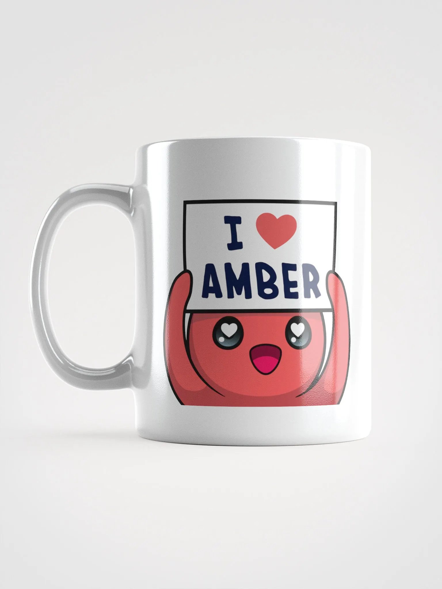 I ❤️Amber Mug White product image (1)