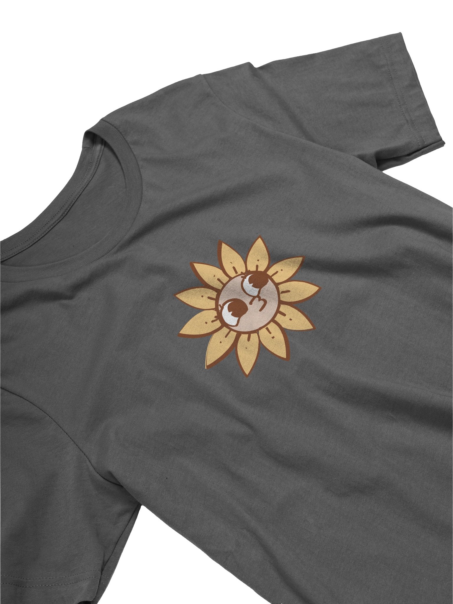 Sunflower Smiles Cartoon T-Shirt | 70s Vintage Groovy Character Tee product image (3)