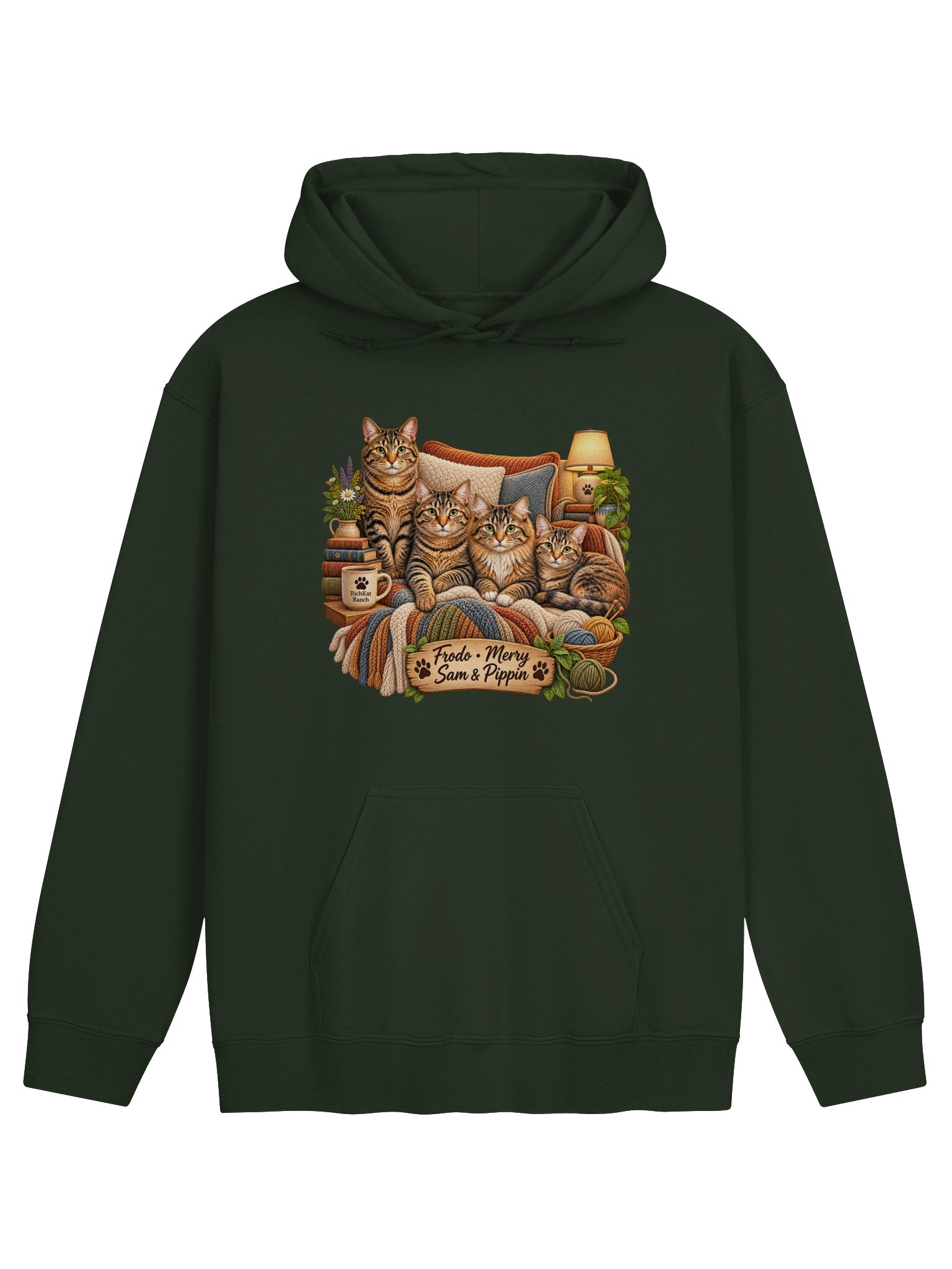 Frodo, Merry, Sam & Pippin Cozy Cats Hoodie product image (9)