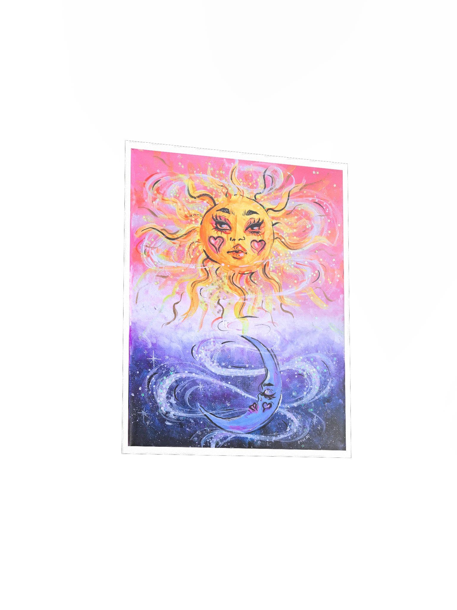 'sun and moon' art print product image (3)
