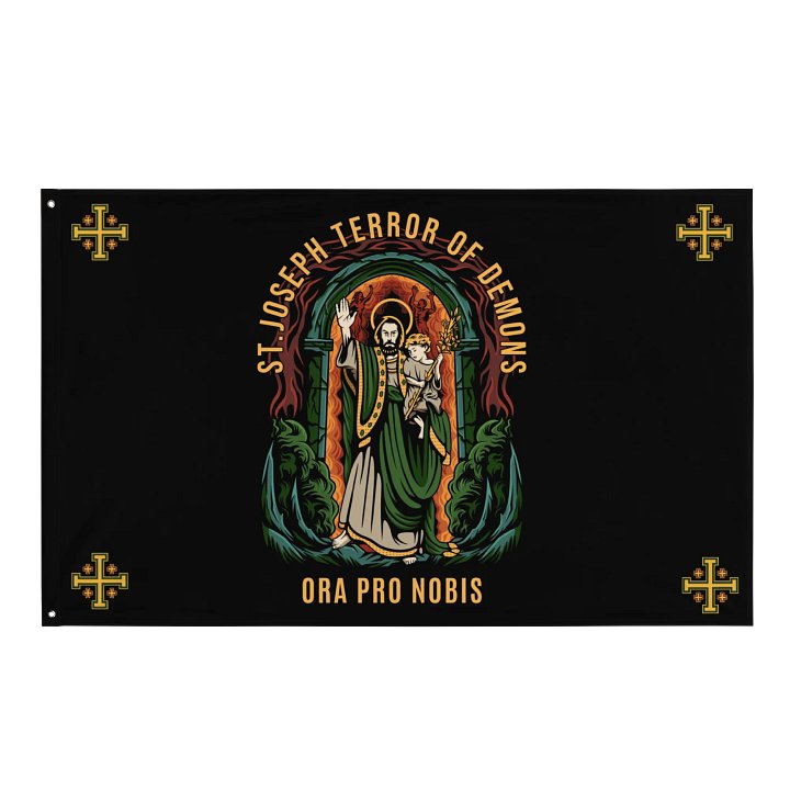 St.Joseph Terror of Demons - Flag product image (1)
