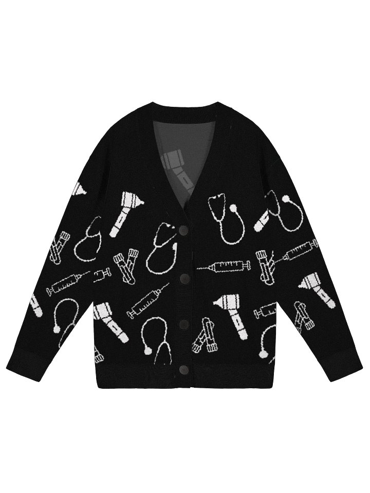 Primary Care Knit Cardigan - Black product image (1)