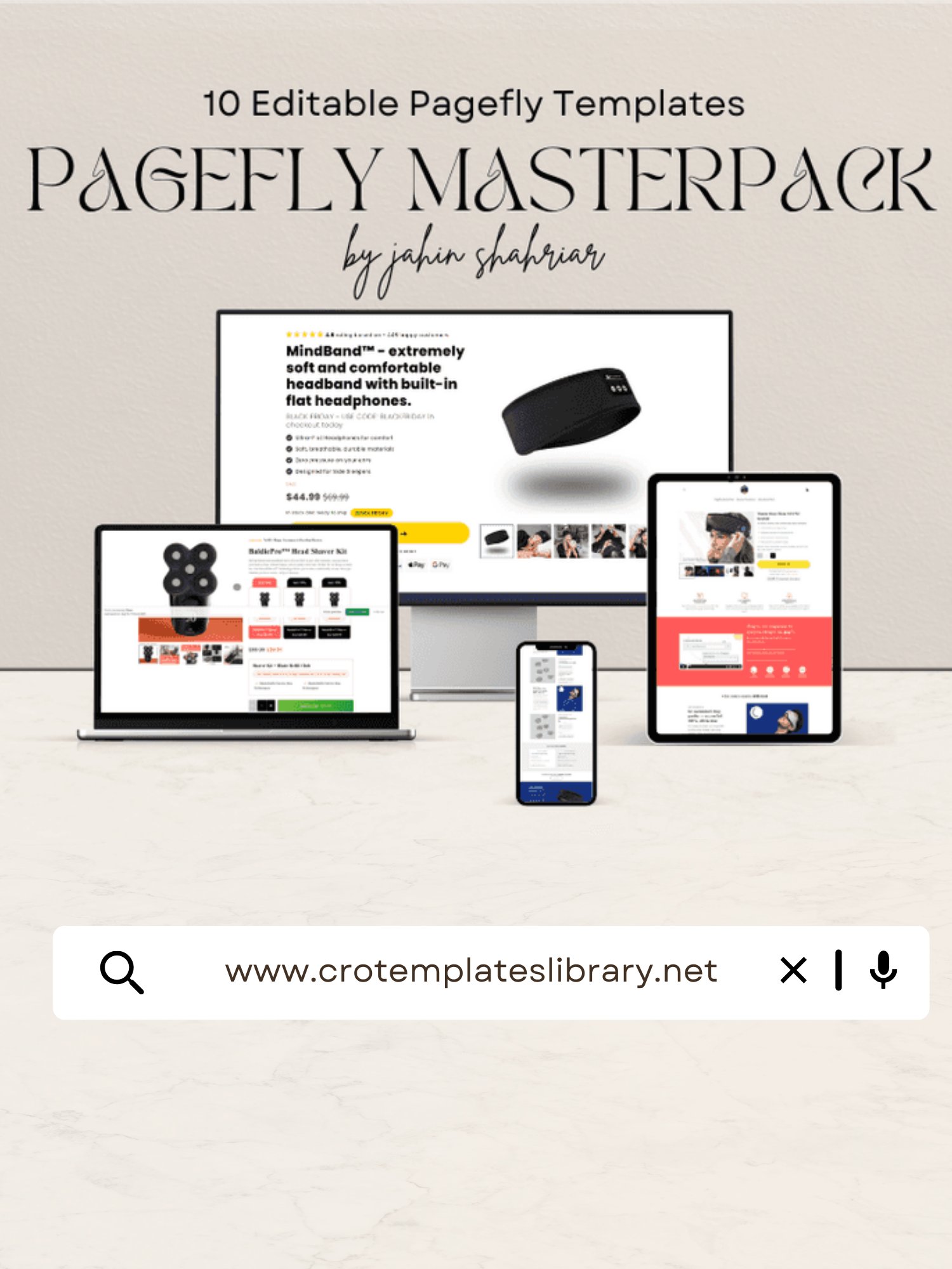 10 High Converting Pagefly Templates MasterPack product image (1)