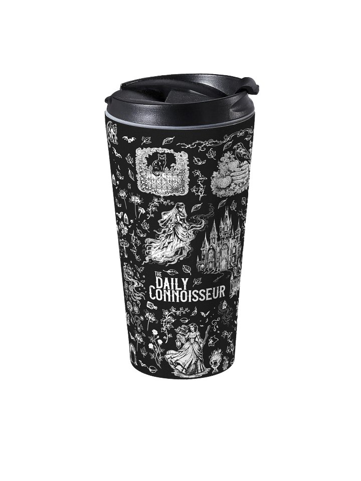 Spooky Toile Stainless Steel Travel Mug - Dark product image (2)