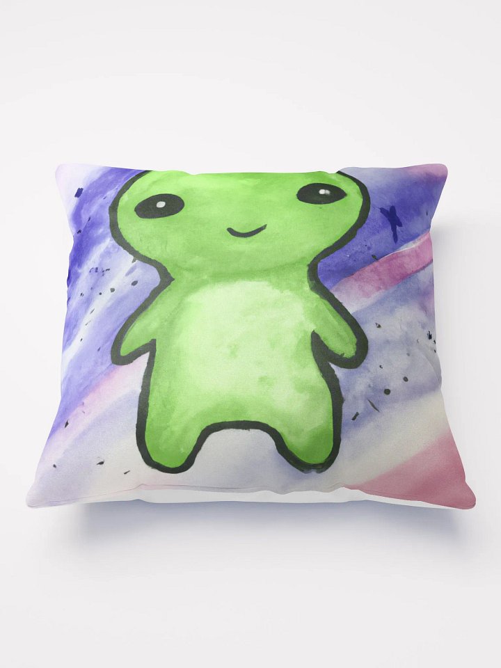 Alien water color pillow product image (2)