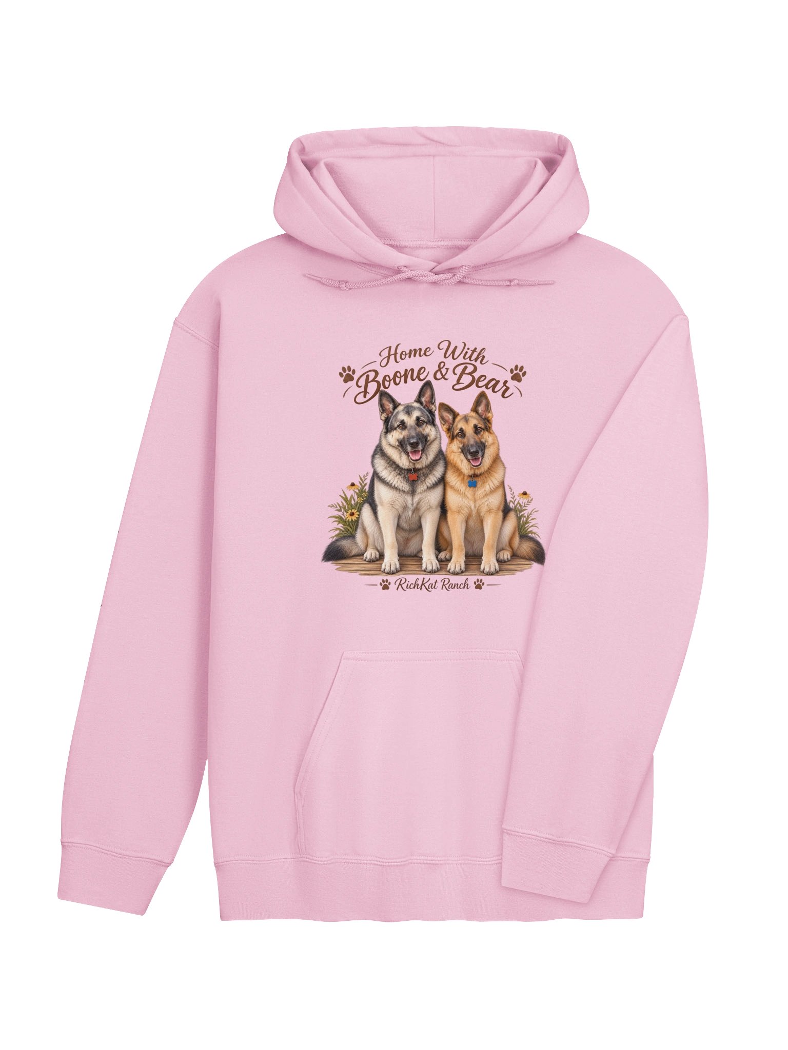 Home With Boone & Bear — Paws & Flowers Classic Hoodie product image (36)