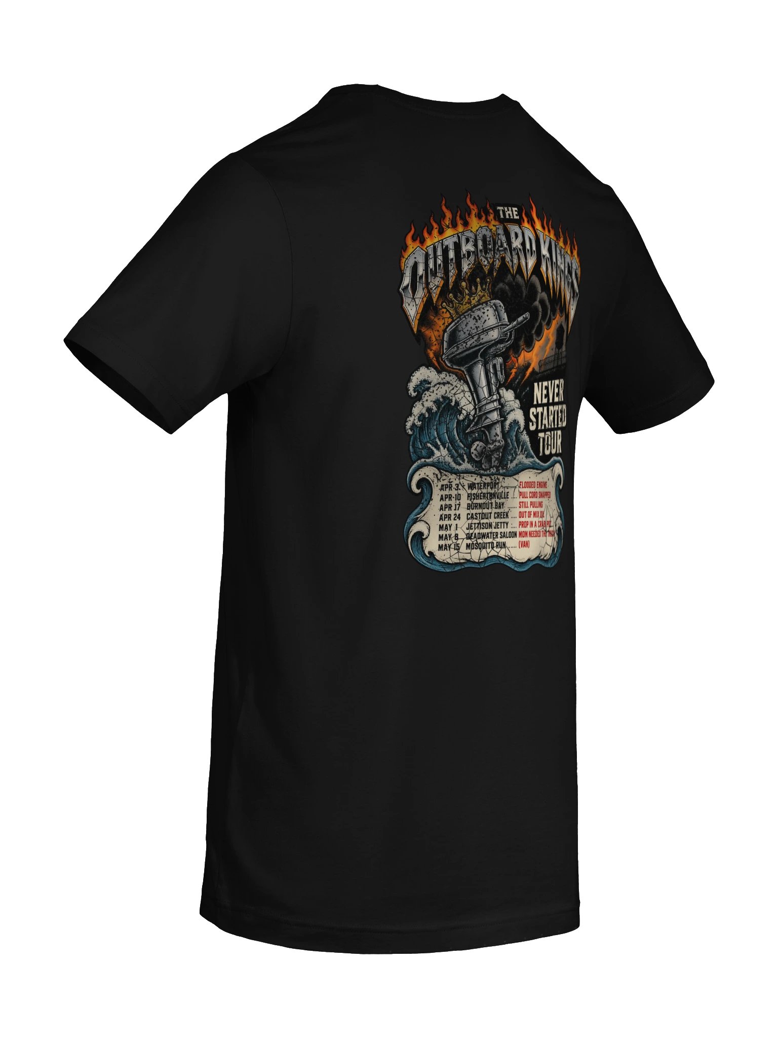 Outboard Kings - Never Started Tour - Tee product image (22)