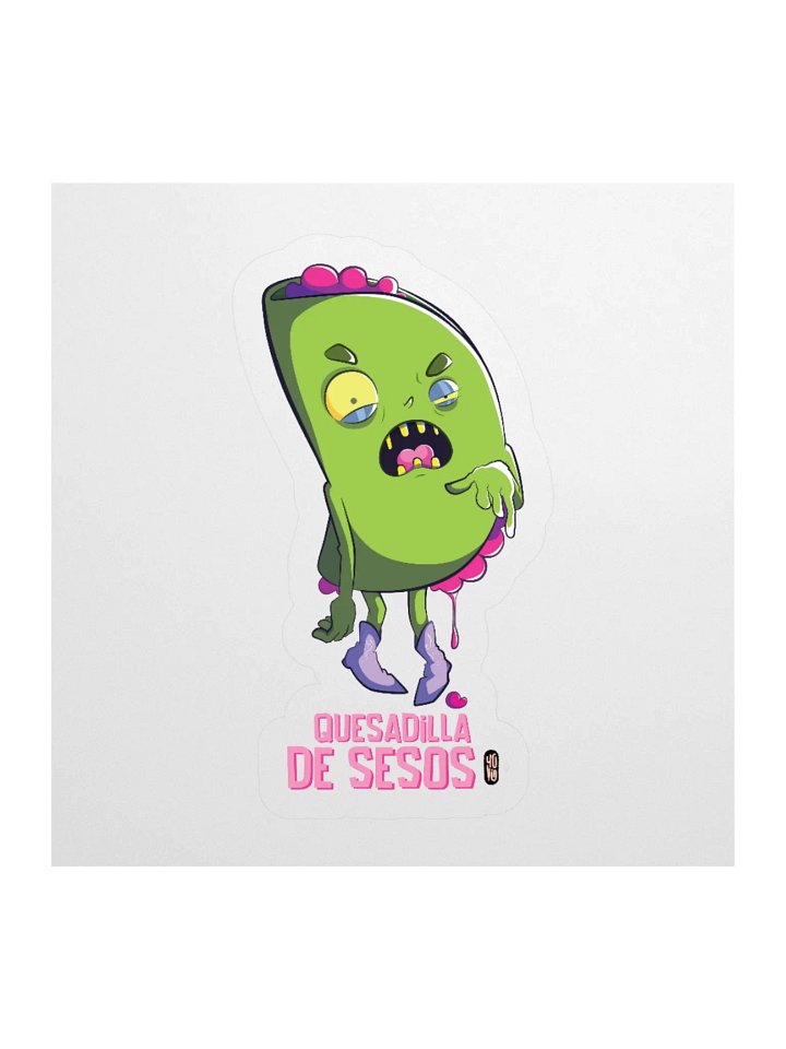 Quesadilla de Sesos - Sticker (Kiss Cut) product image (1)