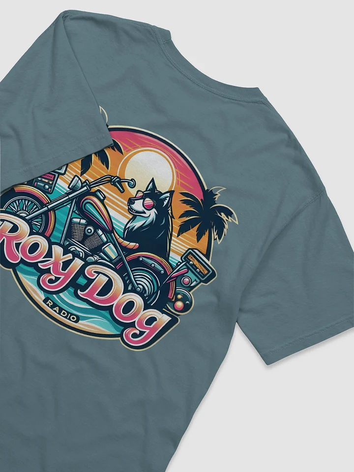 Roxy Dog Radio Biker Dog Custom T-Shirt product image (2)