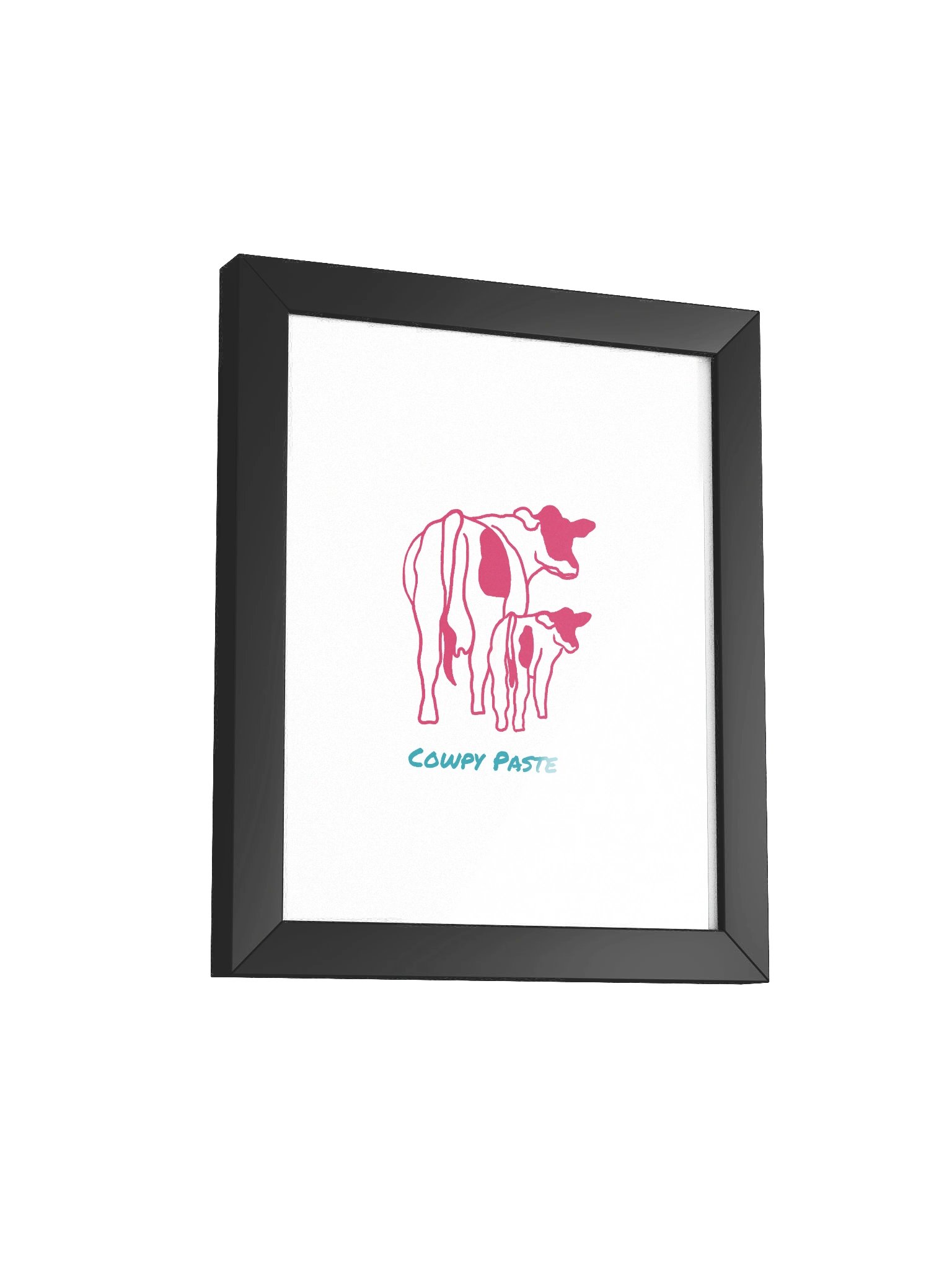 Cowpy Paste - Framed Poster product image (2)