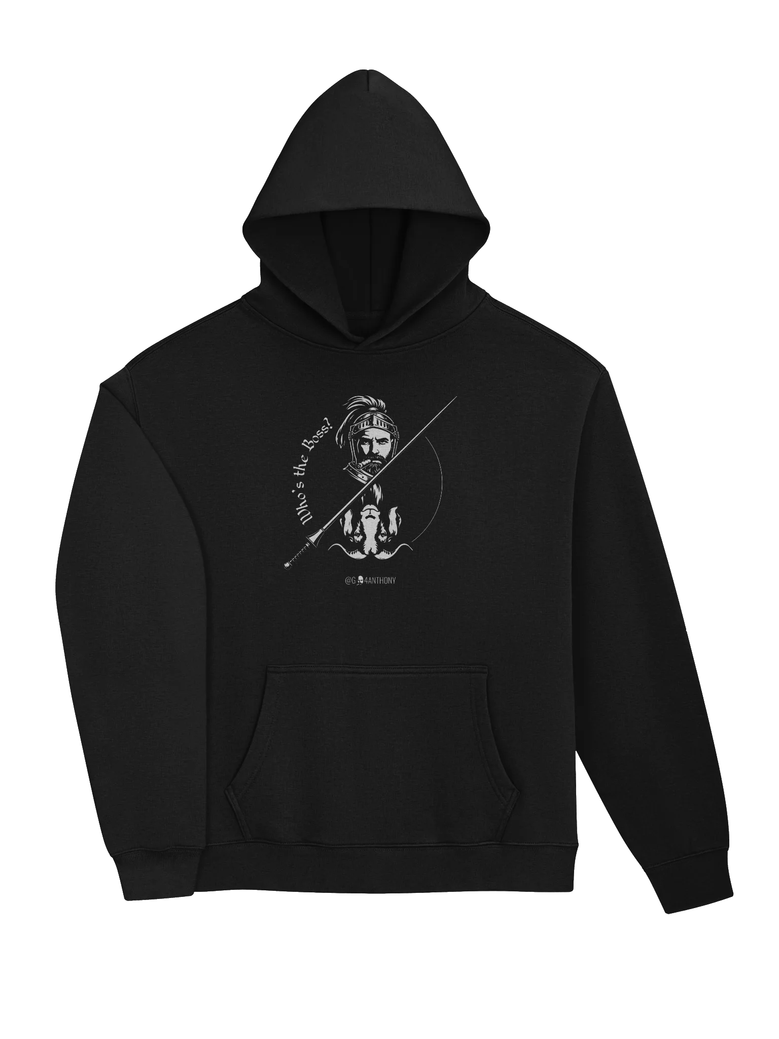 WHO’S THE BOSS? SPLIT CREST HOODIE product image (3)