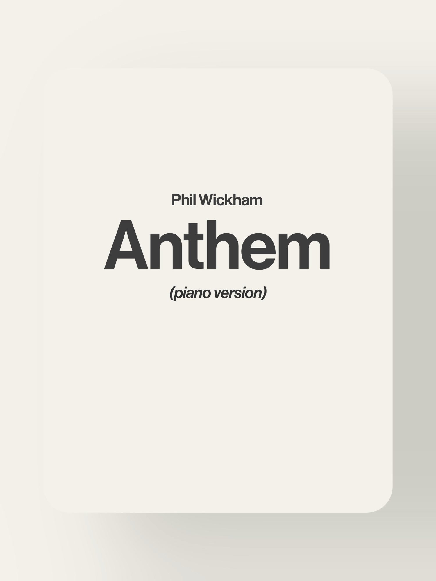 Anthem - Phil Wickham product image (1)