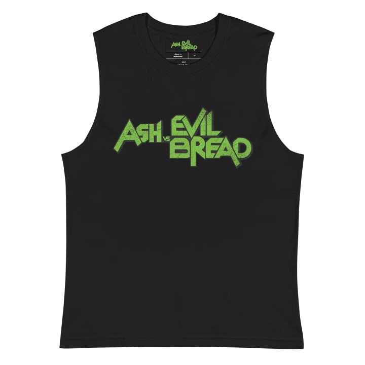 ASHvsEVILBREAD - Green Logo Muscle Tee product image (2)