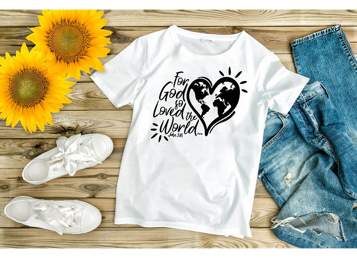 John 3:16 Comfort Tee product image (1)