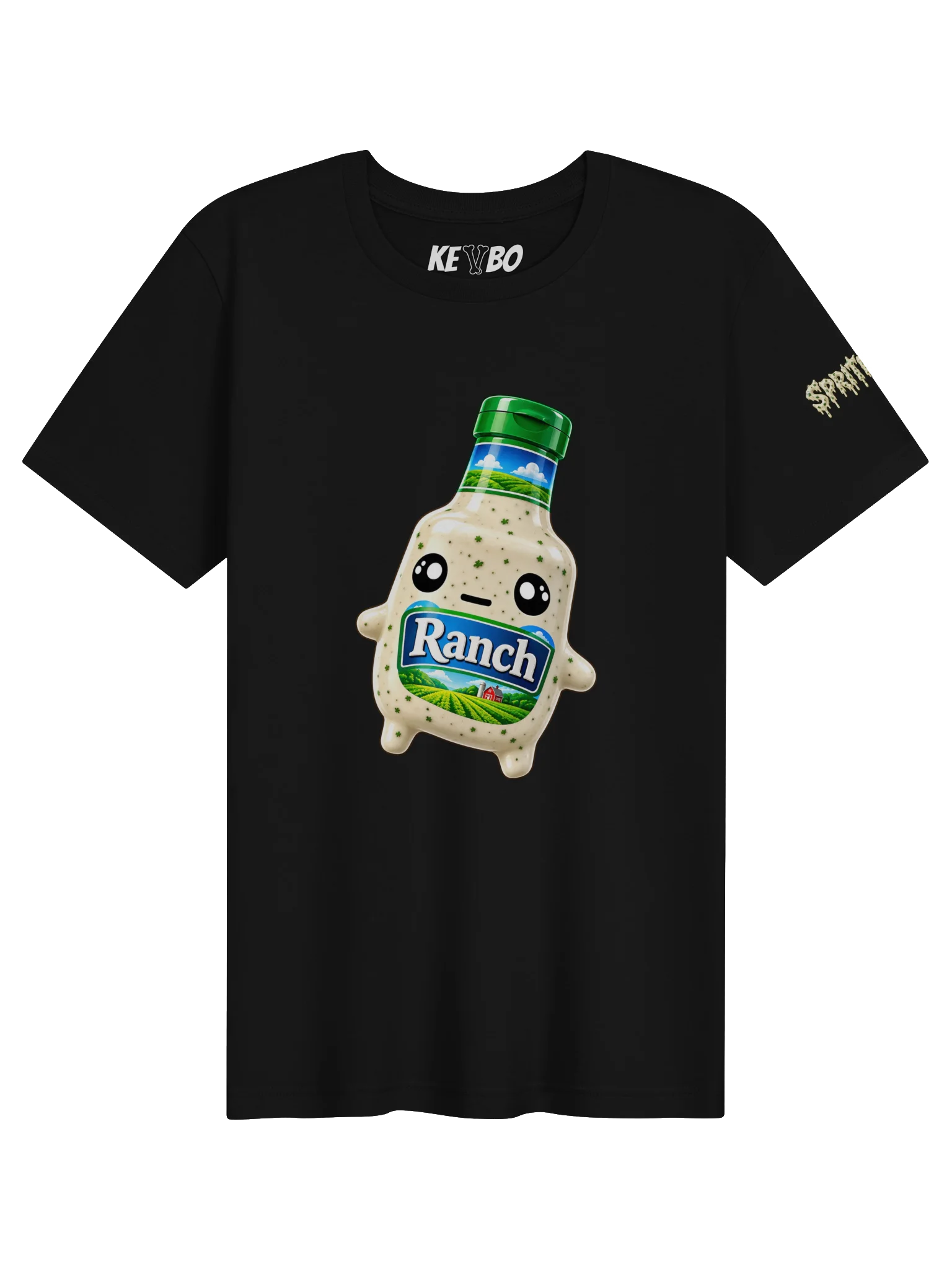 SPRITEFEST "Ranch Sprite" ADULT Black T-Shirt product image (1)