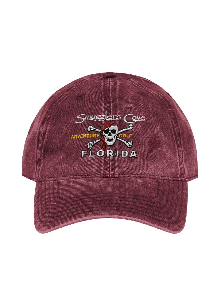 Vintage Wash Cap - Red product image (1)