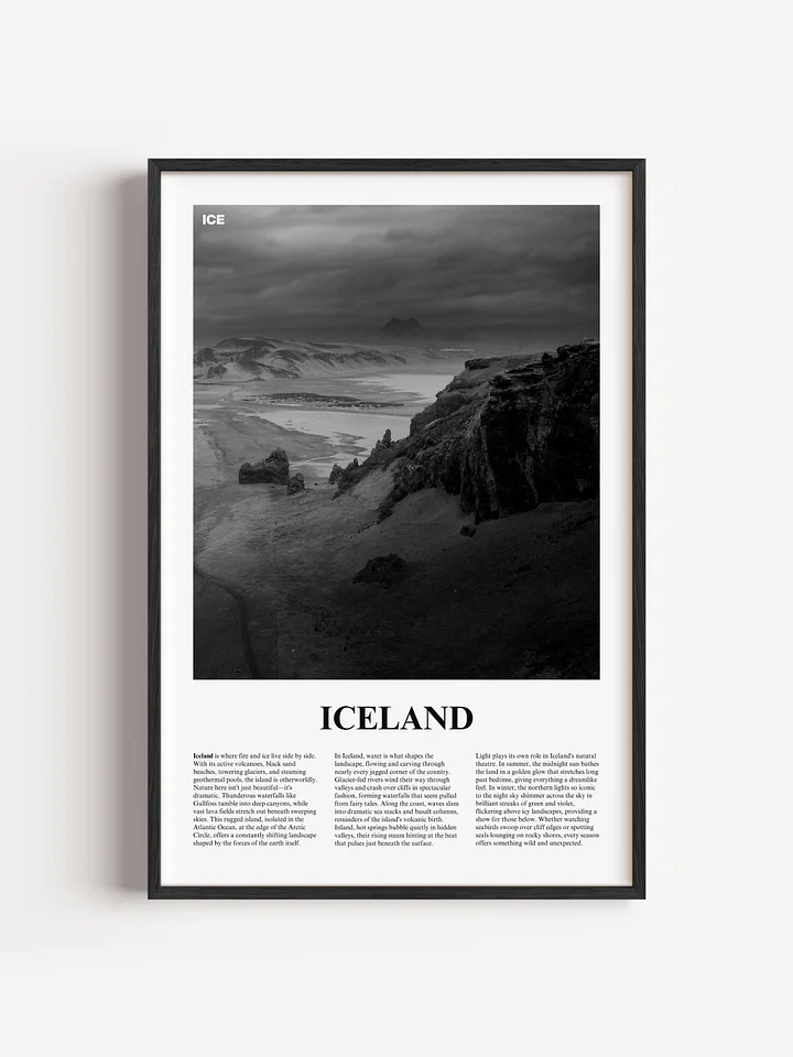 Iceland 04 Newspaper Poster product image (1)