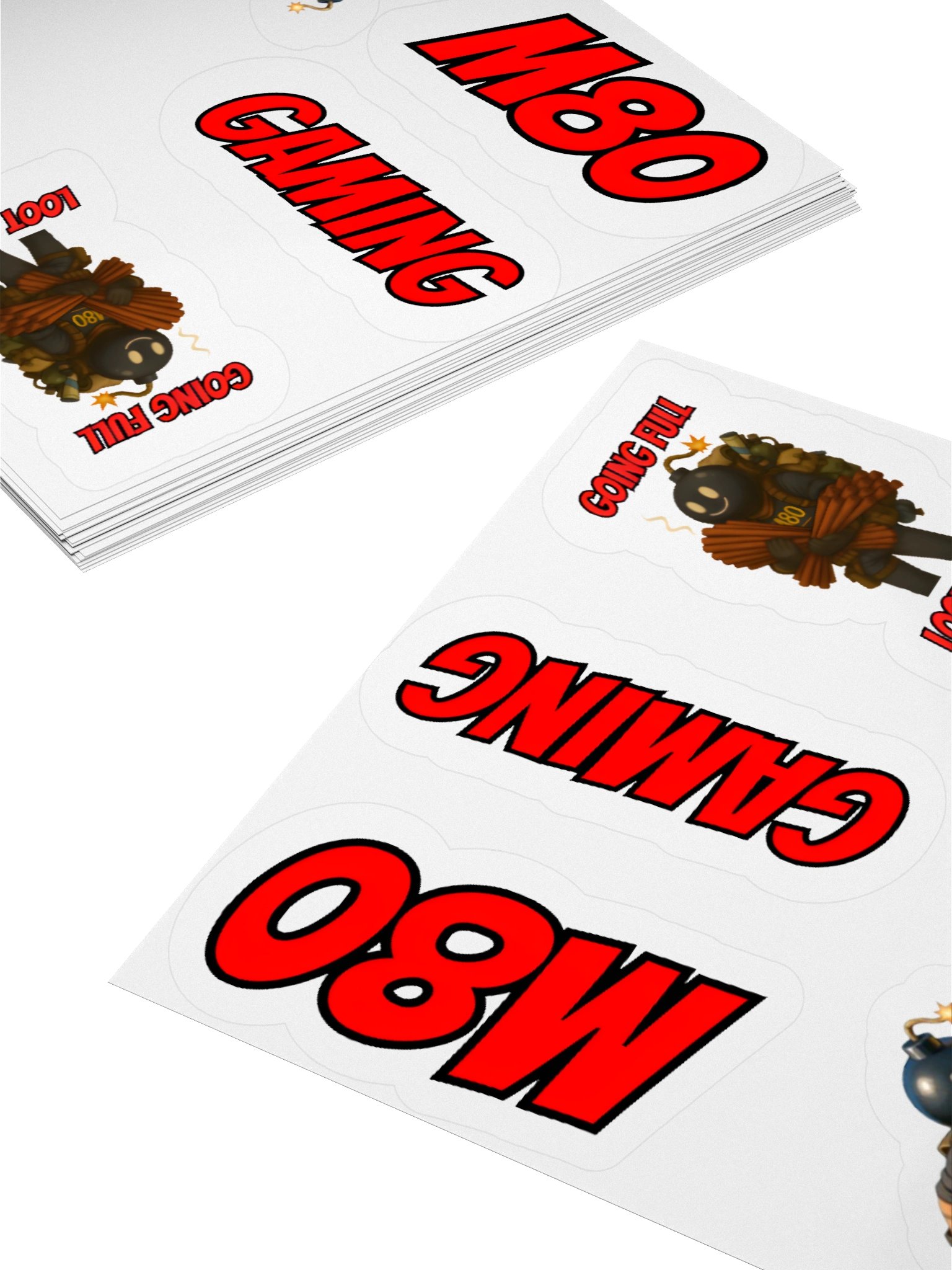 M80 gaming sticker sheet product image (4)