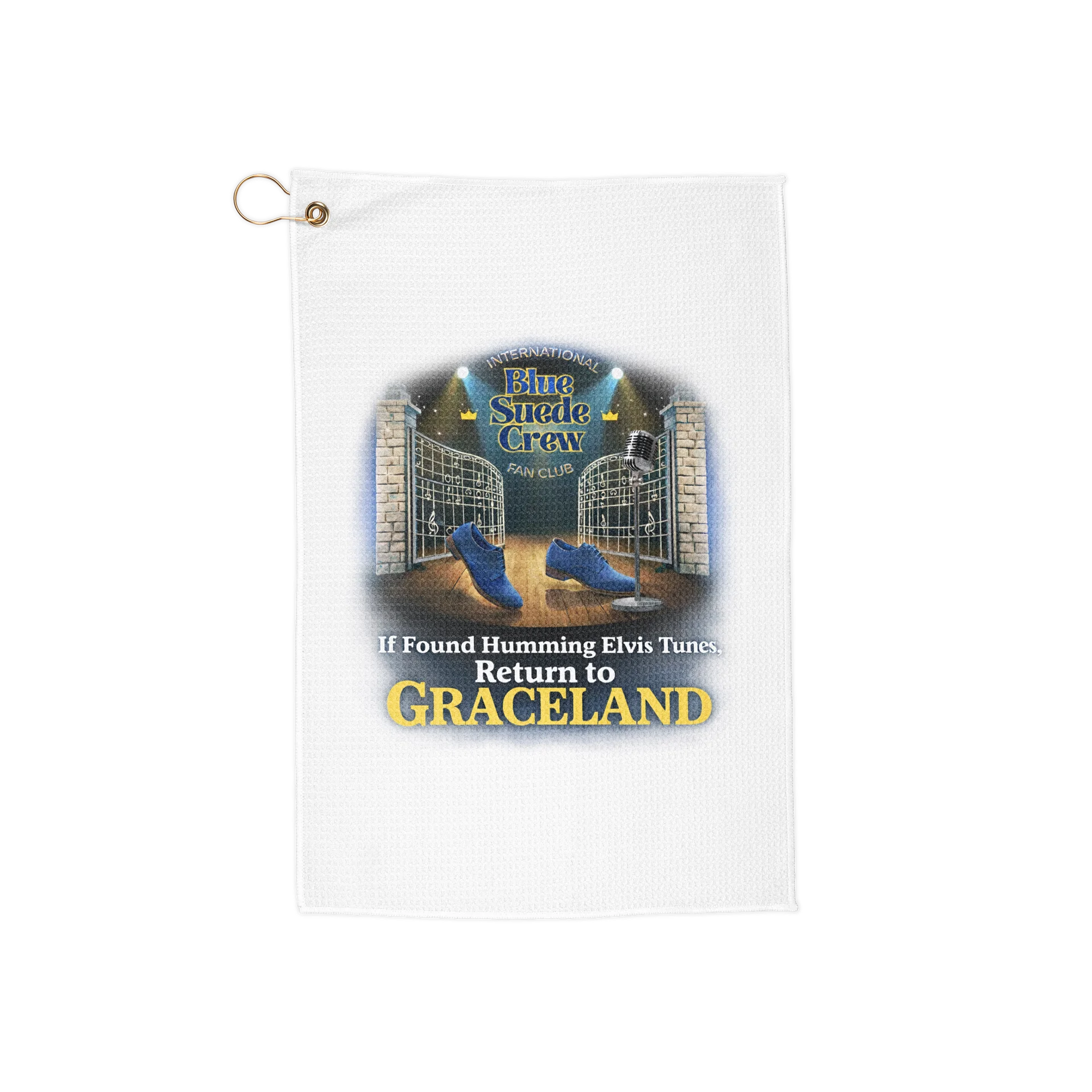 Blue Suede Serenade Golf Towel product image (1)